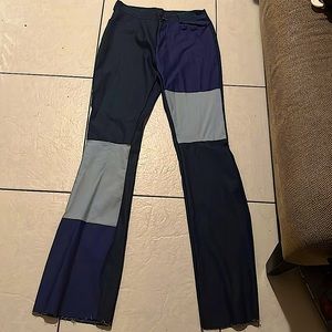 Patchwork Color Block Denim Jeans